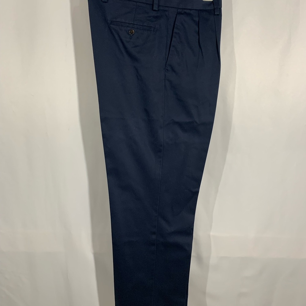 Dockers D4 Men's Dark Blue Dress Pants with a cuff